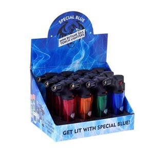 SPECIAL BLUE BERNIE PLASTIC LIGHTER DISPLAY