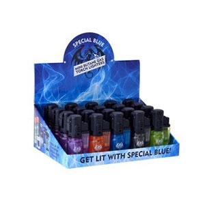 SPECIAL BLUE BULLET CLEAR LIGHTER DISPLAY