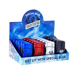 SPECIAL BLUE CLASSIC METAL LIGHTER DISPLAY
