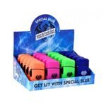 SPECIAL BLUE CLASSIC RUBBER LIGHTER DISPLAY