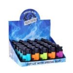 SPECIAL BLUE MINI RUBBER LIGHTER DISPLAY