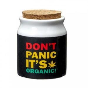 DONT PANIC STASH JAR