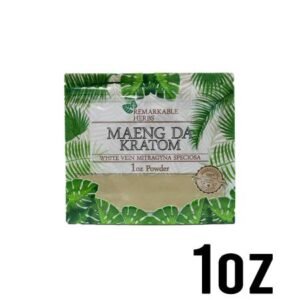 REMARKABLE HERBS WHITE VEIN MAENG DA 1 Oz BAG