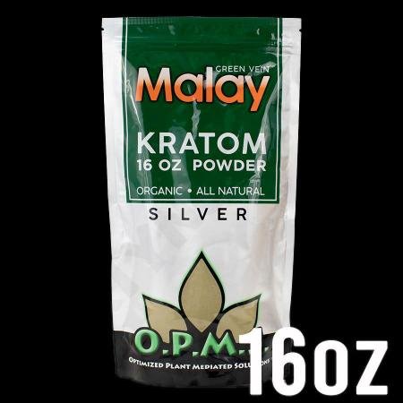 OPMS KRATOM SILVER GREEN VEIN MALAY POWDER - Image 4