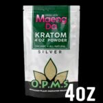 OPMS KRATOM SILVER GREEN VEIN MAENG DA POWDER 4 Oz POWDER IN A BAG