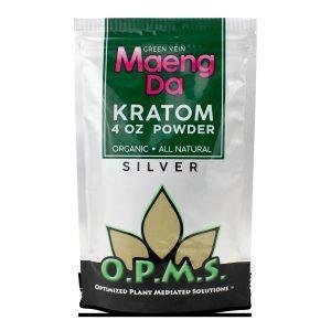 OPMS KRATOM SILVER GREEN VEIN MAENG DA POWDER