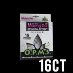 OPMS KRATOM SILVER RED VEIN MAENG DA 9.6 GM BLISTER, 16 CAPS