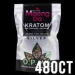 OPMS KRATOM SILVER RED VEIN MAENG DA 288 GM, 480 CAPS IN A BAG