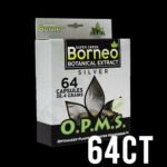 OPMS KRATOM SILVER SUPER GREEN BORNEO 38.4 GM BLISTER, 64 CAPS