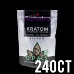 OPMS KRATOM SILVER RED VEIN SUMATRA 144 GM, 240 CAPS IN A BAG