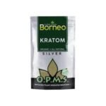 OPMS KRATOM SILVER SUPER GREEN BORNEO POWDER
