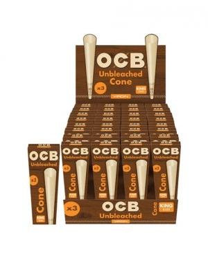 OCB VIRGIN UNBLEACHED CONES