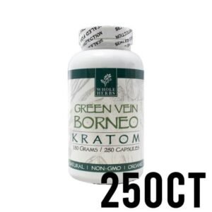 WHOLE HERBS GREEN VEIN BORNEO BOTTLES 150 GM, 250 CT IN A BOTTLE