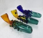 GLASS CHILLUM OH101 - FANCY ONE HITTERS