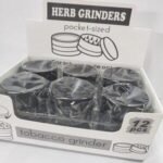 DK5992-4 - 4 PART 50 MM ALL PLAIN BLACK GRINDER