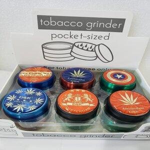 DK5030-3 - 3 PART AMSTERDAM LOGO 50 MM GRINDER