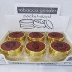 DK5884-3 - 3 PART GOLD ZINC LEATHER TOP GRINDER