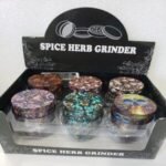 JL5001-3B - 4 PART 50 MM SKULL PRINT GRINDER