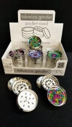 DK5161-3 - 3 PART 50 MM PSYDELIC DESIGN GRINDER