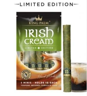 KING PALM IRISH CREAM 5 MINI ROLLS