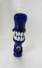 GLASS CHILLUM OH104 - FANCY ONE HITTER