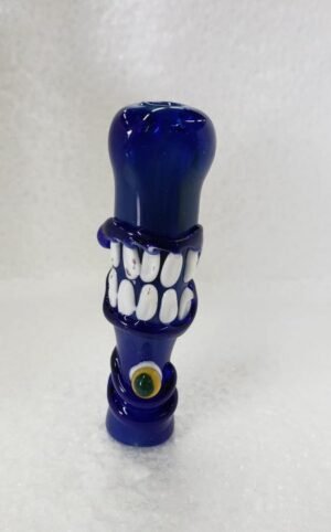 GLASS CHILLUM OH104 - FANCY ONE HITTER