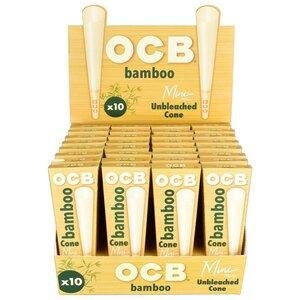 OCB BAMBOO PRE-ROLLED MINI CONES 70MM - 10PK