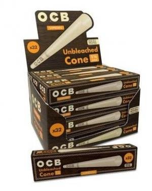 OCB VIRGIN UNBLEACHED CONES