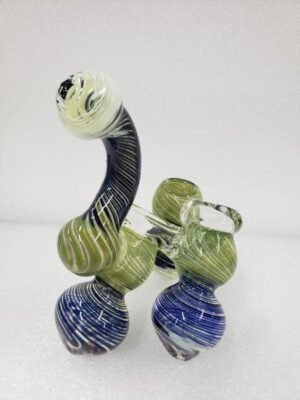 3 CHAMBER GLASS BUBBLER
