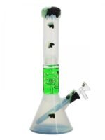 STRATUS SILICON 12INCH CLEAR FREEZABLE PERC WATERPIPE