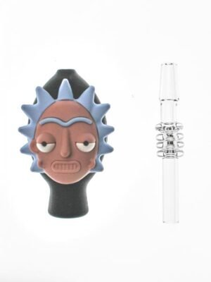 SILICON RICK & MORTY MASK HOLDER W TIP