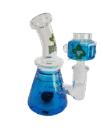 SHRED IT GLYCERIN CHILLED GLASS RIG BLUE