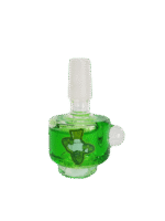 SHRED IT CRYO GLYCERIN GLASS BOWL HEAD-FREEZABLE-14MM GREEN