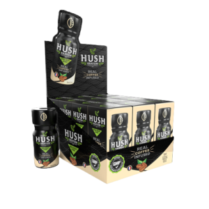 HUSH ULTRA COFFEE LIQUID 10ML 12 COUNT DISPLAY