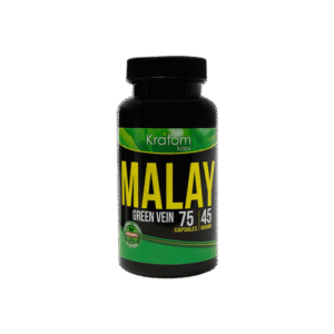 KRATOM KAPS MALAY BOTTLES 45 GM, 75 COUNT IN A BOTTLE