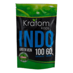 KRATOM KAPS INDO BAGS 60 GM, 100 CAPS IN A BAG