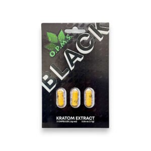 OPMS KRATOM BLACK PILLS 3CT