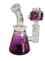 SHRED IT GLYCERIN CHILLED GLASS RIG PURPLE