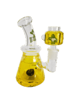 SHRED IT GLYCERIN CHILLED GLASS RIG YELLOW