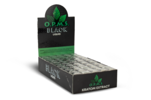 OPMS BLACK LIQUID KRATOM SHOTS 50CT BOX *NEW*
