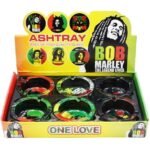 BOB MARLEY GLASS ASHTRAY