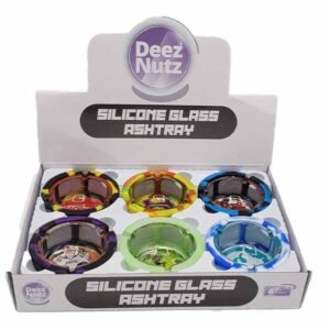 DN SILICONE GLASS ASHTRAY